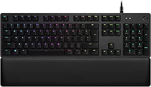 Logitech G513 Carbon LIGHTSYNC RGB Mechanical Gaming Keyboard with GX Brown switches (Tactile)