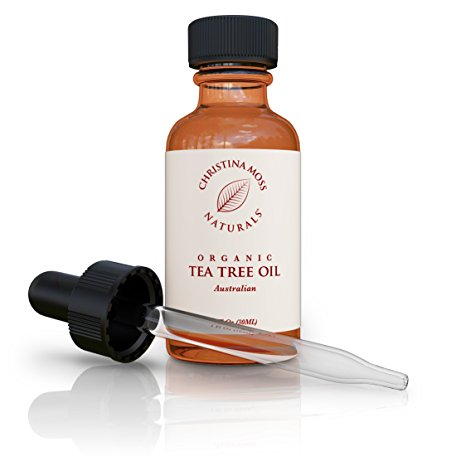 Tea Tree Oil, Organic, 100% Pure from Australia. By Christina Moss Naturals (1 OZ)