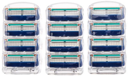 Gillette Fusion Manual Men's Razor Blade Refills, 12 Count