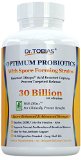 Optimum Probiotics 30 Billion with Spore Forming Strains and Delay Release - Great Nutritional Supplement for Post-Antibiotic Health and Immune Support