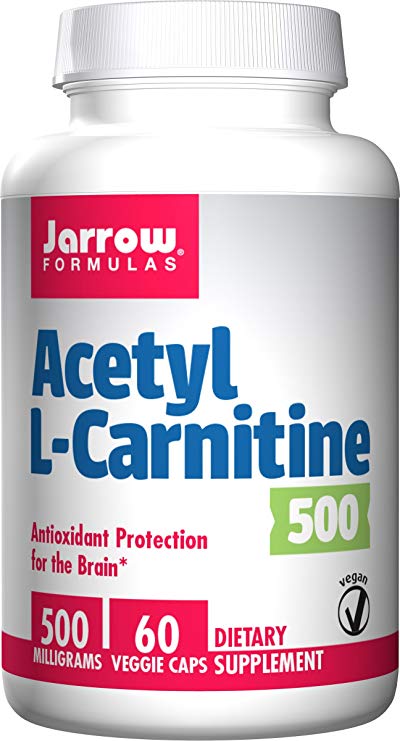 Jarrow Acetyl L Carnitine, 60 Capsules, 500 mg