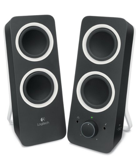 Logitech Multimedia Speakers Z200 with Stereo Sound for Multiple Devices, Black