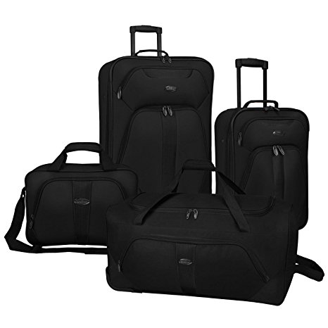US Traveler Oakton 4-Piece Luggage Set