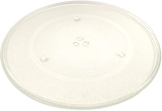 HQRP 16 1/2" Glass Turntable Tray Compatible with GE WB48X29704 PES7227SL1SS Microwave Oven Cooking Plate 16.5-inch 420mm