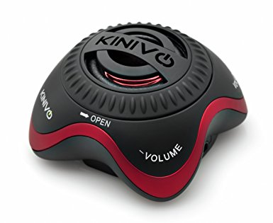 Kinivo Mini Portable Speaker with Rechargeable Battery and Enhanced Bass Resonator, (Black)