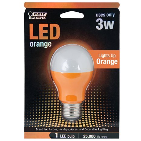 Feit Electric A19/O/LED A19 Orange LED