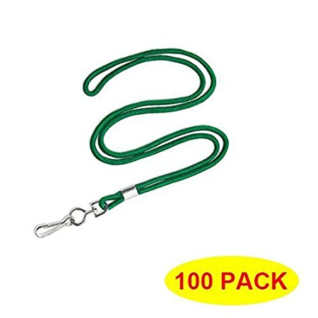 HOSL Economy Lanyards Round 36" with Swivel Hook (Qty 100) (Green)