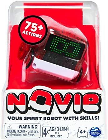 Novie, Interactive Smart Robot with Over 75 Actions and Learns 12 Tricks (Purple), for Kids Aged 4 and Up