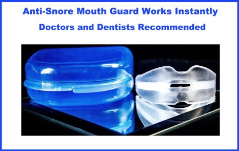 Sleep Aid Mouth Guard Natural Solution OTC Device - Anti Teeth Grinding Nightguard - Custom Mold - Best Dental Mouth Guard on the Market - Order Now RISK FREE
