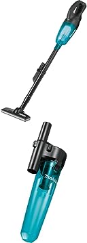 Makita XLC02ZB 18V LXT Lithium-Ion Cordless Vacuum, Tool Only with 199553-5 Cyclonic Vacuum Attachment