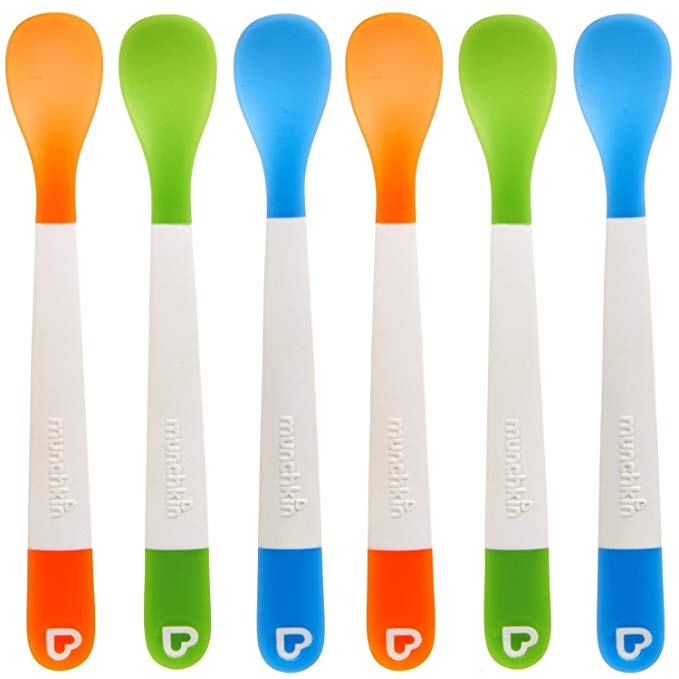 Munchkin 6 Piece Lift Infant Spoons, Boy