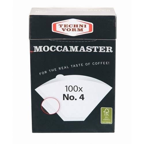 Technivorm Moccamaster 85022 Moccamaster #4 Paper Filters, White