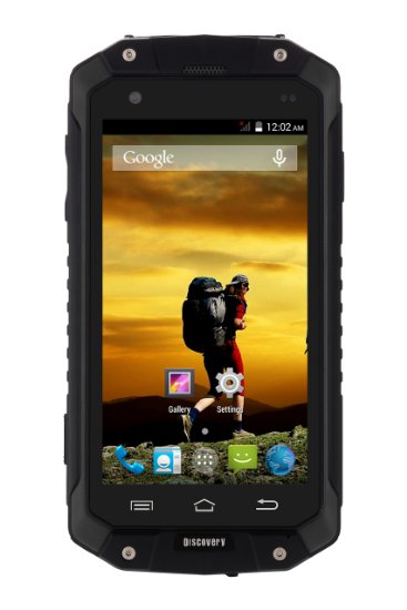Futuretech V9 4.5 Inch IP68 Waterproof 3G Unlock Smartphone Android 4.4 Built in GPS Navigation AGPS Compass Rugged Outdoor Phone (Black)