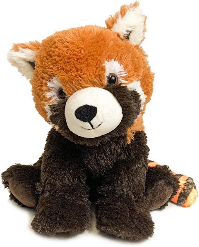 Intelex Warmies Microwavable French Lavender Scented Plush, Red Panda Warmies, Multicolor, 14" X 8" X 4"