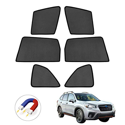 Mixsuper Forester Sun Shade UV Rays Protection Magnet Window Shade for 2019 Subaru Forester 6 Pack …
