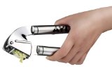 AYL Best Garlic Press Stainless Steel with Cleaning Brush