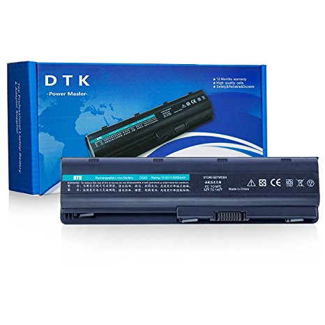 Dtk Laptop Computer Battery for Hp G32 G42 G62 G72 G4 G6 G6t G7 Compaq Presario Cq32 Cq42 Cq43 Cq430 Cq56 Cq62 Cq72 Hp Pavilion Dm4 Fits Mu06 593553-001 593554-001 Mu09 Hstnn-lb0w 636631 593550-001