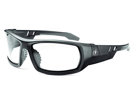 Skullerz Odin Safety Glasses - Matte Black Frame, Clear Lens