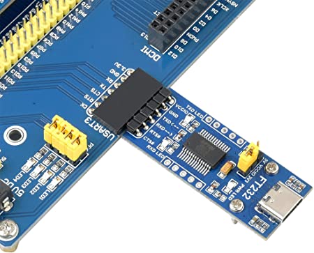 waveshare FT232 USB-C to UART (TTL) Communication Module USB-Type C Connector, Compatible with 3.3V/5V Logic Level, Support Linux Android Wince Windows 7/8/8.1/10/11, etc.