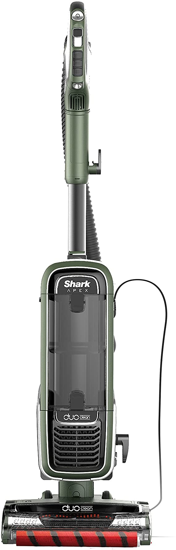 Shark DuoClean APEX Upright Vacuum for Carpet and Hard Floor Cleaning with Powered Lift-Away Hand Vac, HEPA Filter, Anti-Allergy Seal (AX951), Green