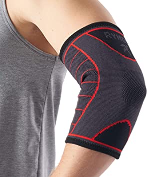 Elbow Support Sleeve for Men and Women - Perfect Arm Splint Supports for Tennis Elbow, Golfers Elbow, Weightlifting, Tendonitis, Joint Pain Relief