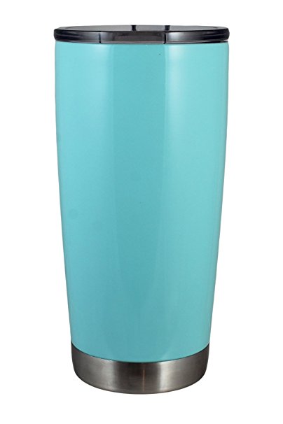 The Lil Boss 20 Oz Vacuum Insulated Stainless Steel Travel Tumbler - Turquoise Blue
