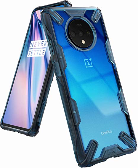 Ringke Fusion X Designed for OnePlus 7T Case (2019) - Space Blue