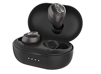 Lenovo HT10 Pro True Wireless Earbuds Headphones with Lenovo EQ Technology, Qualcomm QCC3020, Bluetooth 5.0 with APT-X HD Audio, IPX5 Waterproof & Sweatproof (48 Hrs Playtime on Charging Case) (Black)