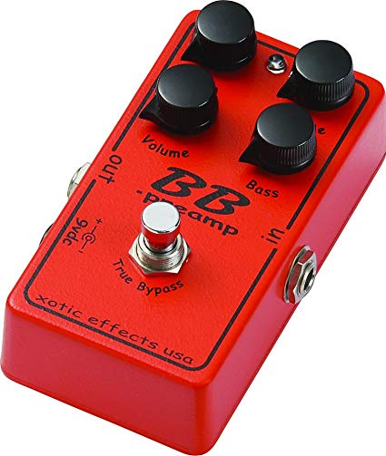 Xotic Effects BB Preamp Overdrive Guitar Effects Pedal
