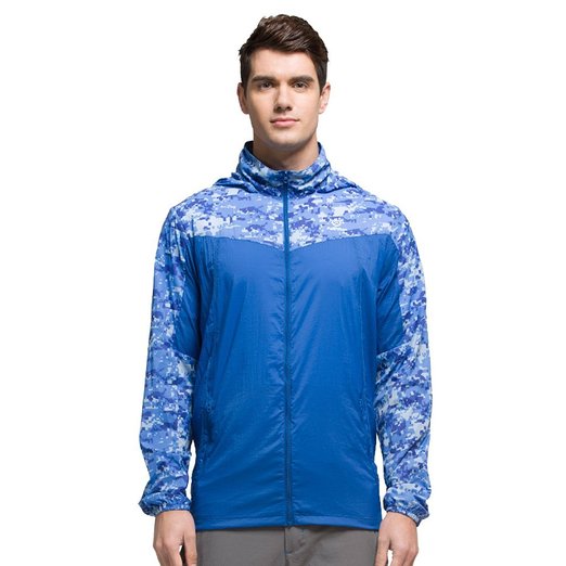 Men's Windbreaker Super Lightweight Jacket UV Protection Waterproof Skin Coat