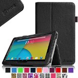 Fintie Dragon Touch A1X Plus A1X A1 101 Case - Folio Premium Vegan Leather Cover with Stylus Holder for Dragon Touch A1X Plus A1X A1 101-Inch Android Tablet - Black