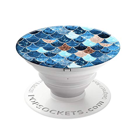 PopSockets Popgrip - [Not Swappable] Expanding Stand and Grip for Smartphones and Tablets - Really Mermaid