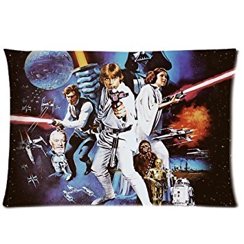 Custom Star Wars Pattern 12 Pillowcase Cushion Cover Design Standard Size 20X30 Two Sides by MOGUI
