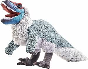 Wild Republic Artist Collection, Dinosaur Yutyrannus, Gift for Kids, 15 inches, Plush Toy, Fill is Spun Recycled Water Bottles.