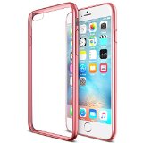 iPhone 6S Case Maxboost Liquid Skin iPhone 6 Case 04mm Soft Flexible Extremely Thin Gel TPU Skin Feels Like Nothing There Scratch-Proof iPhone 6 2014  6S 47 2015 Cover - Rose Gold