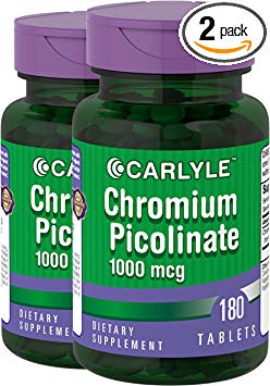 Carlyle Chromium Picolinate 1000 mcg 360 Tablets