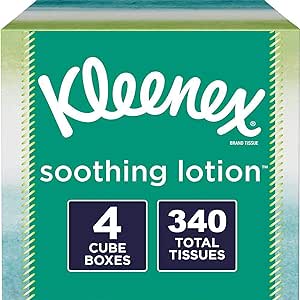 Kleenex Soothing Lotion Tissue, 3-Ply, 85-Count, 12-Pack (INDGO)