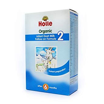 Holle Organic Baby Milks - Goat Milk Follow-on Formula 2 - Multi-pack, 4 x 400g