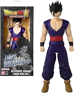 Bandai - Dragon Ball Super - Figurine géante Limit Breaker - Figurine articulée Ultimate Gohan - Licence Officielle Dragon Ball - Grande Figurine Ultimate Gohan 30cm - Jouet Enfant 4 Ans et   - 36756