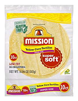 Mission, 6.5 Inch Yellow Corn Tortilla, 10 ct, 10.84 oz
