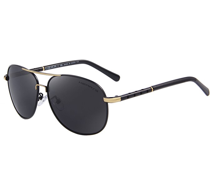 MERRY'S Classic Goggles Men's Polarized Sunglasses UV Protection eye glasses S8371