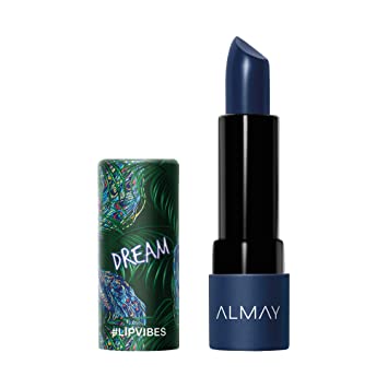 Almay Lip Vibes, Dream, 0.14 Ounce, cream lipstick , Blue