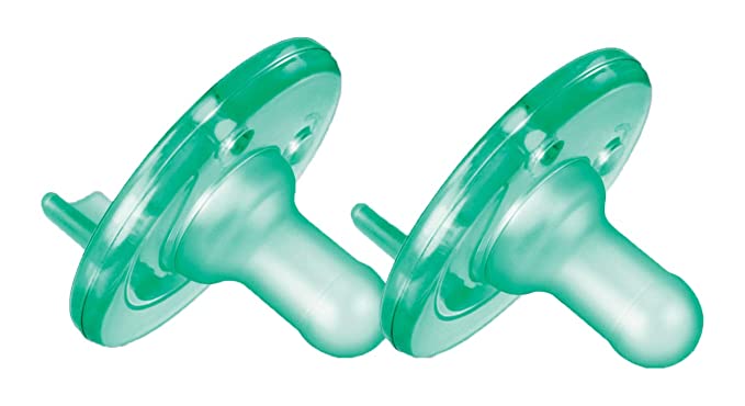 Philips Avent BPA Free Soothie Pacifier, 0-3 months, Green, Vanilla Scented, 2 pack, SCF190/07