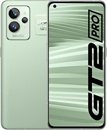 realme GT 2 Pro 5G Smartphone Libre, Snapdragon 8 Gen 1,Batería masiva de 5000 mAh,Carga SuperDart de 65 W,1-120HZ ADFR,Dual Sim, 12 256 GB,Verde Papel