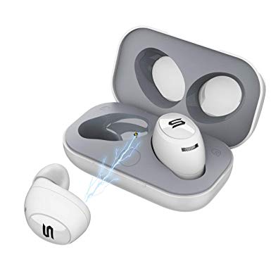 Wireless Earbuds, Soul Electronics Emotion Superior High Performance True Wireless Earphone. Bluetooth Headphone in Ear Headset with Mic. for iPhone Android Smartphones Tablets, Laptop. White