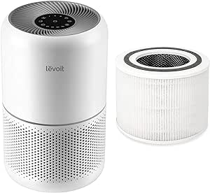 LEVOIT Air Purifier 1095ft2 Coverage with Replacement Filter for Home Allergies Pets Hair Dust Smoke Odor Core300-P CoreP350-RF