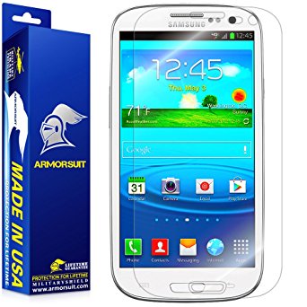 ArmorSuit MilitaryShield Samsung Galaxy S3 Screen Protector Shield for AT&T, Verizon, T-Mobile, Sprint, U.S. Cellular