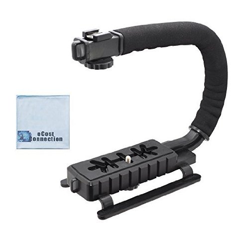 Pro Series Professional Video Stabilizing Handle For Canon Nikon Sony Olympus Pentax Fuji Panasonic JVC Camcorders and More