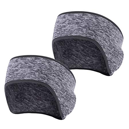 Obacle Ear Warmers Headband for Winter Non Slip Earmuff for Girls Women Men Ear Band Fleece Headband Ear Cover Muffs for Running Jogging Cycling Riding Motorcycle Yoga