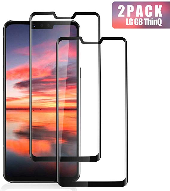 JAMONT [2-Pack] LG G8 ThinQ Screen Protector,[Case Friendly][HD][Anti-Fingerprint][Anti-Scratch][Bubble-Free][3D Touch] Screen Protector Compatible with LG G8 ThinQ